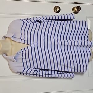 Vineyard Vines, Knit LucasArts Tunic, purple stripe, size medium